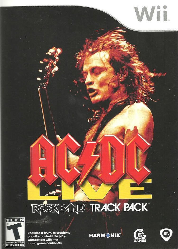 AC/DC Live Rock Band Track Pack - Wii Game
