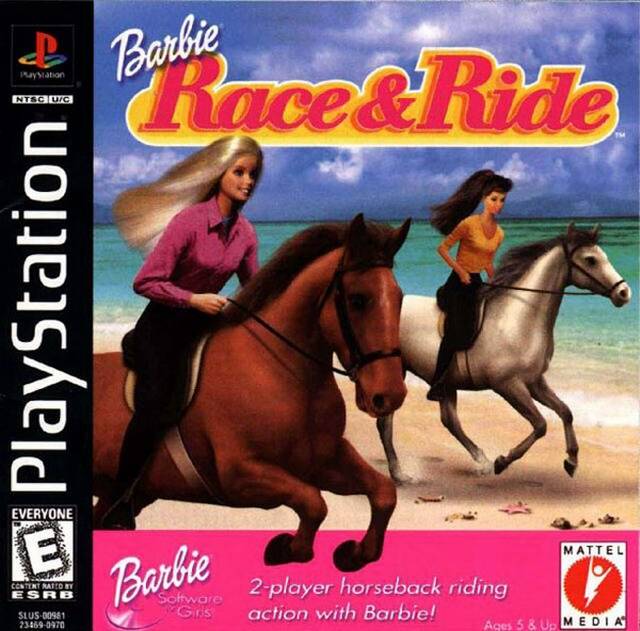 Barbie Race and Ride - PS1 Game
