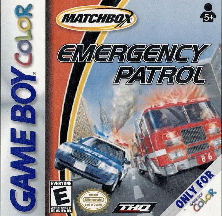 Matchbox Emergency Patrol - Gameboy Color Game