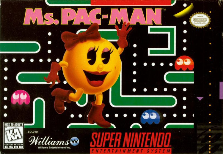 Ms. Pac-Man - SNES Game