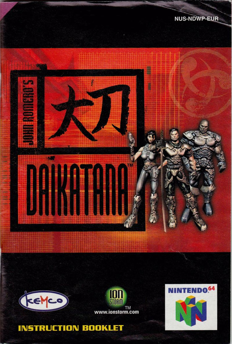 Daikatana - Nintendo 64 Game