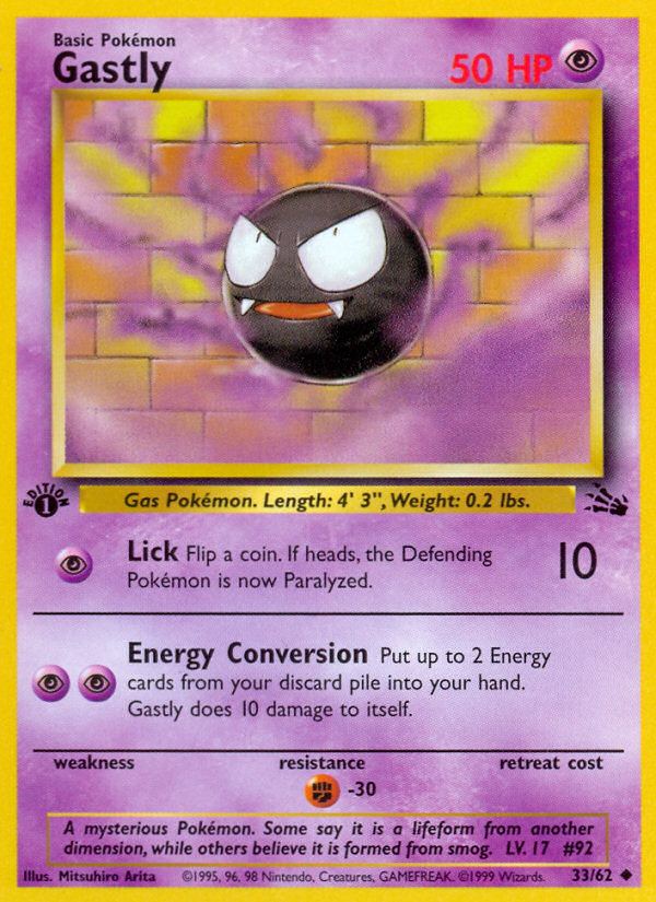 Gastly (33/62) - Fossil