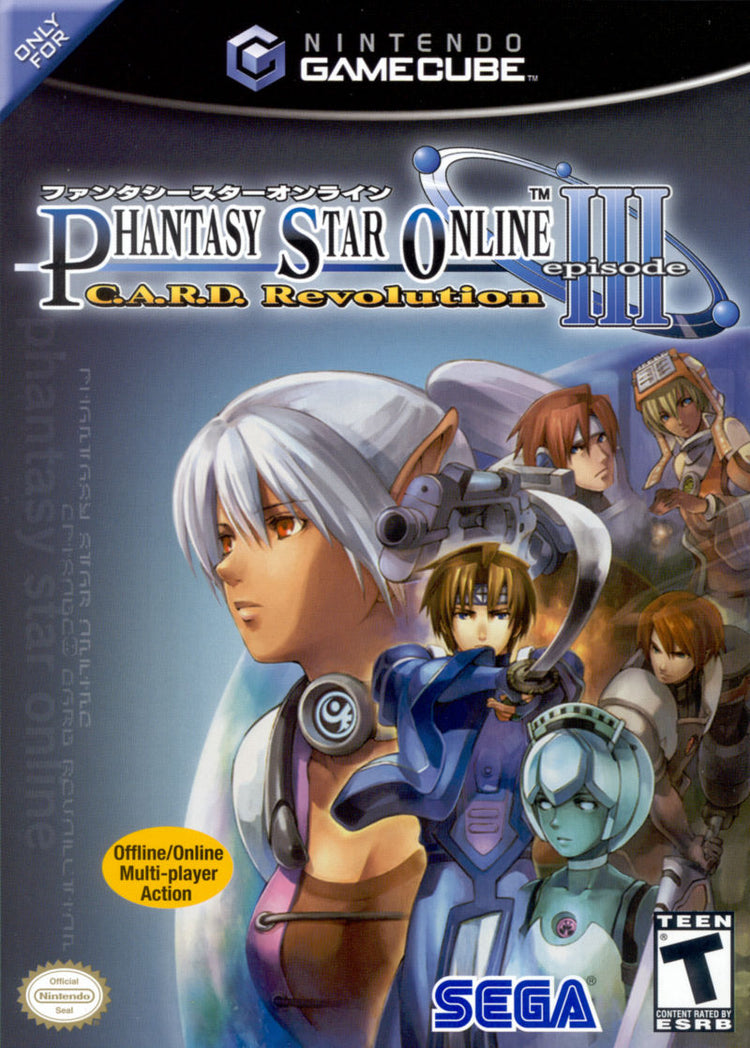 Phantasy Star Online III Card Revolution - Gamecube Game
