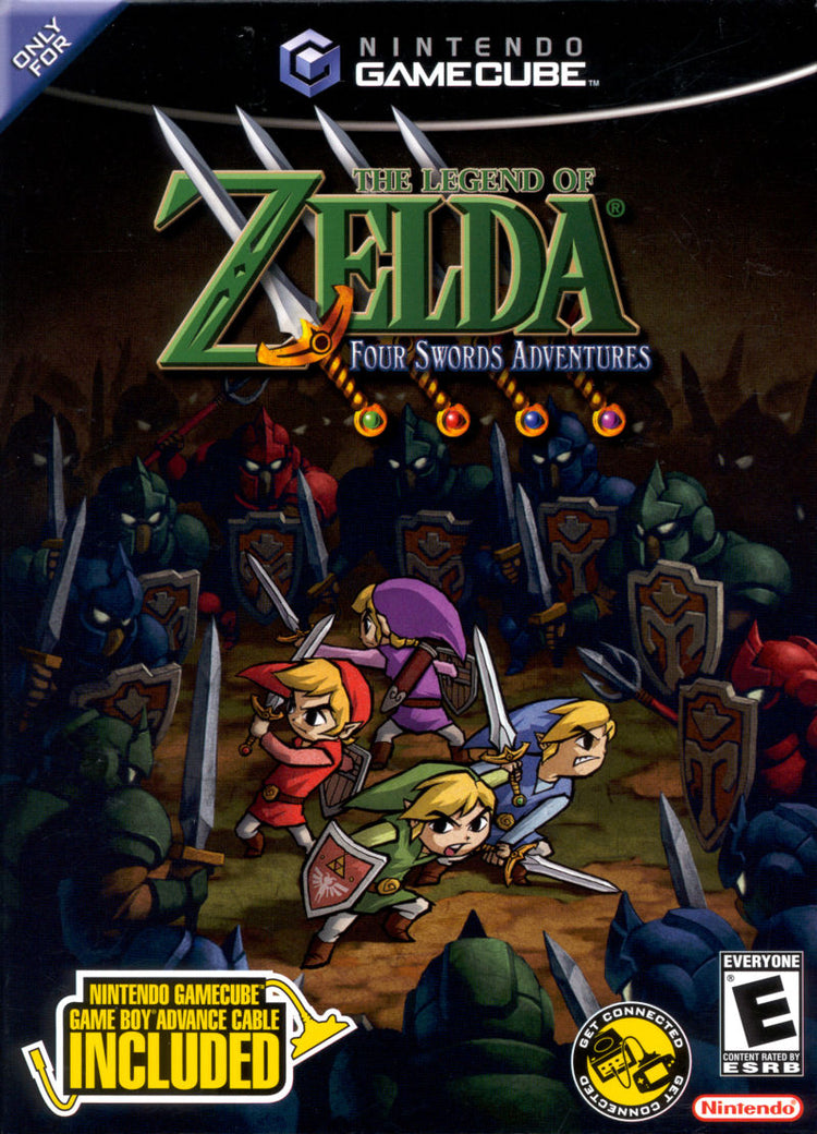 Zelda Four Swords Adventures - Gamecube Game
