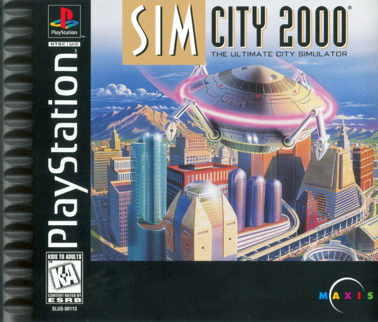 SimCity 2000 - PS1 Game