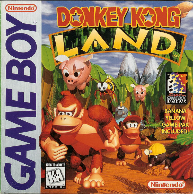Donkey Kong Land - Gameboy Game