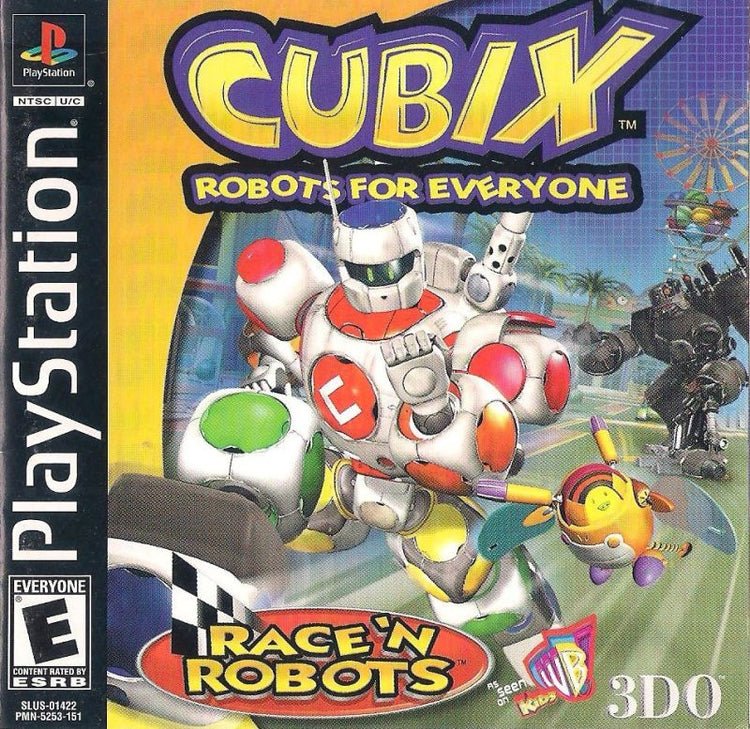 Cubix Robots for Everyone Race N Robots - PS1 Game