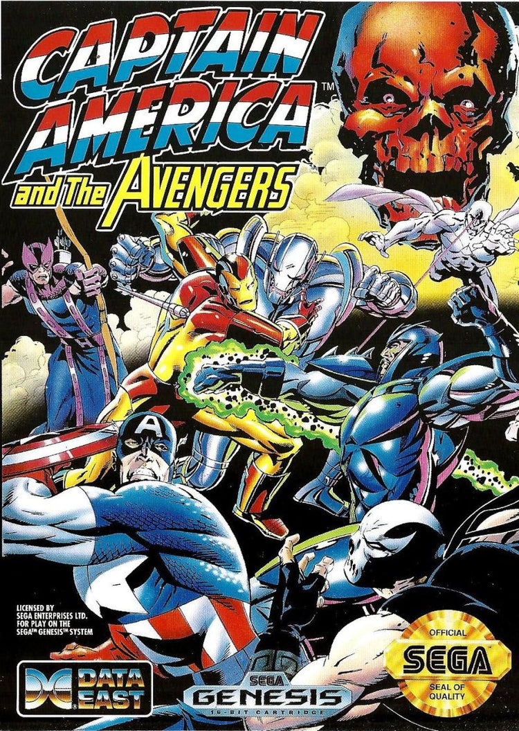 Captain America and the Avengers - Sega Genesis Game