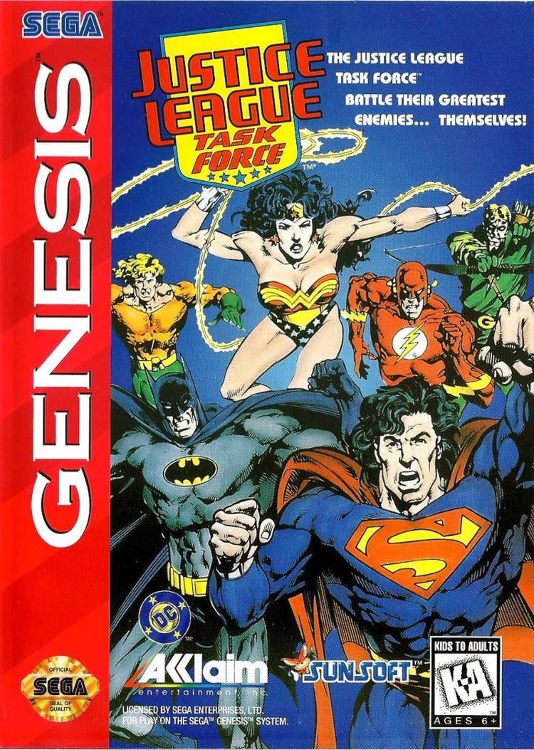 Justice League Task Force - Sega Genesis Game