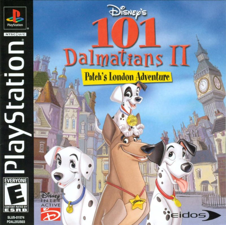 101 Dalmatians II Patch's London Adventure - PS1 Game