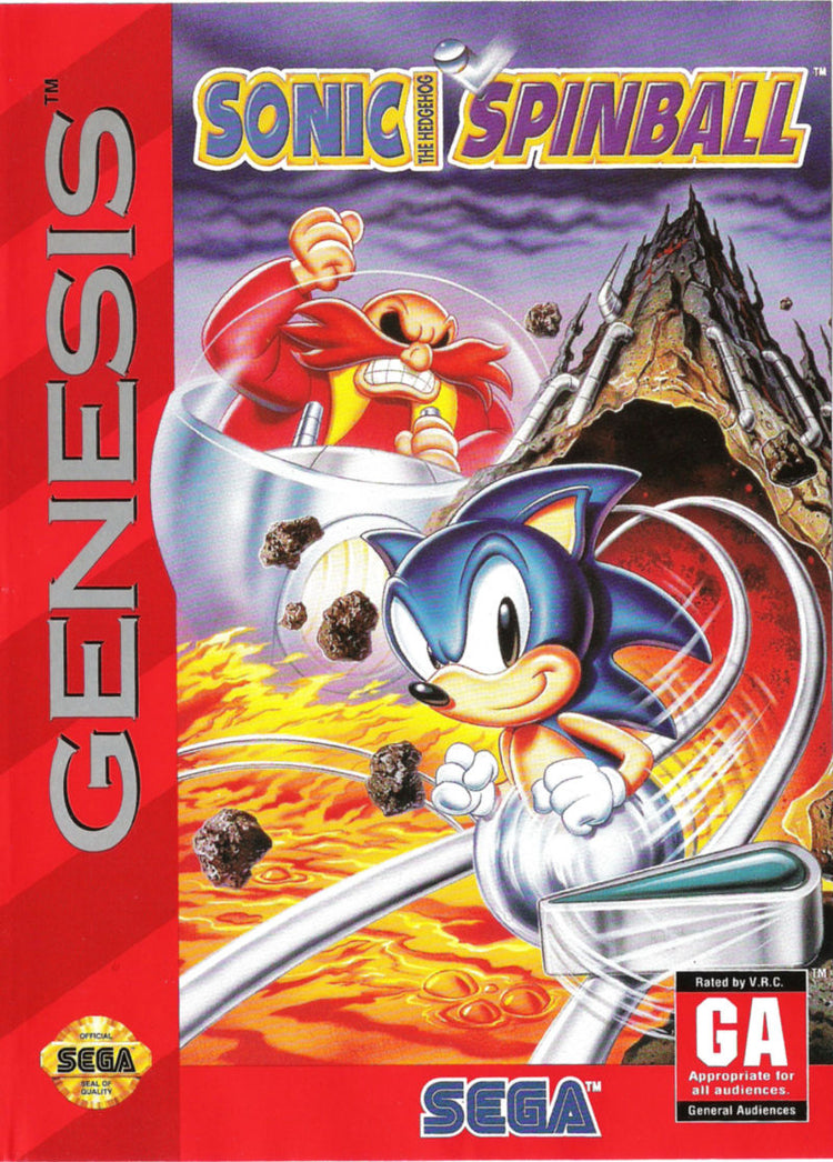 Sonic Spinball - Sega Genesis Game