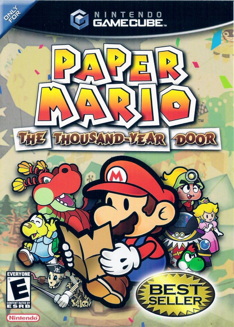 Paper Mario Thousand Year Door - Gamecube Game