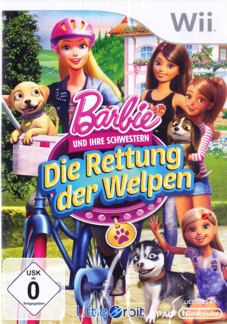 Barbie and Her Sisters: Puppy Rescue - Wii Game