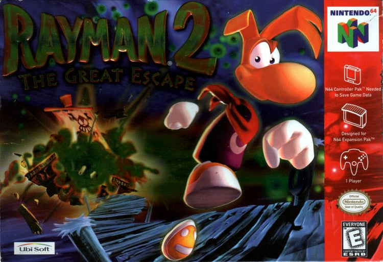 Rayman 2 The Great Escape - Nintendo 64 Game