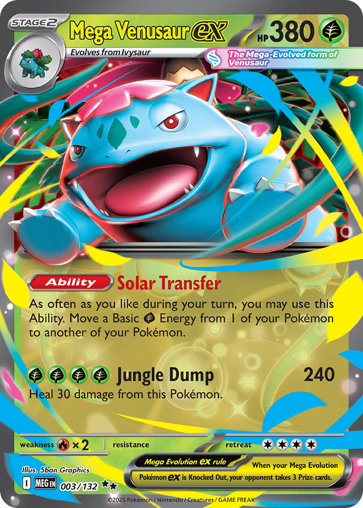 Mega Venusaur ex (3/132) - Mega Evolution