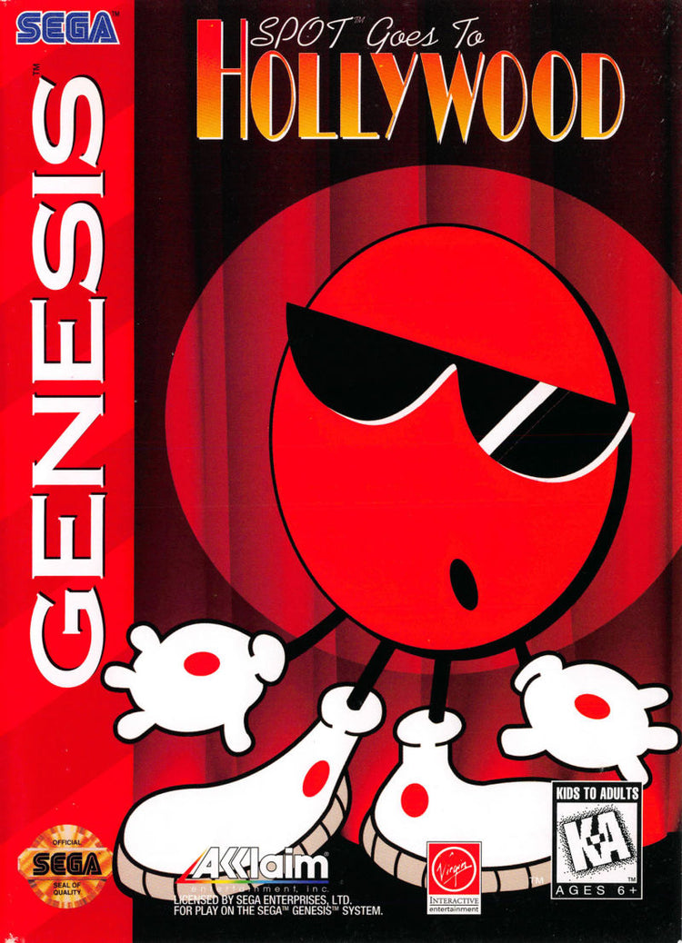 Spot Goes To Hollywood - Sega Genesis Game