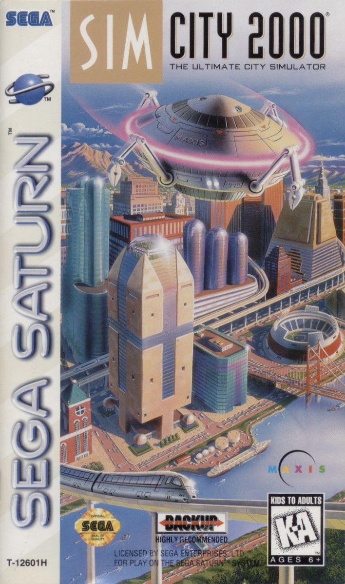 SimCity 2000 - Sega Saturn Game