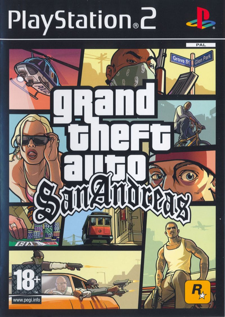 Grand Theft Auto San Andreas - PS2 Game