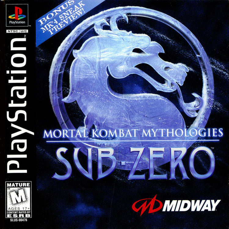 Mortal Kombat Mythologies: Sub-Zero - PS1 Game