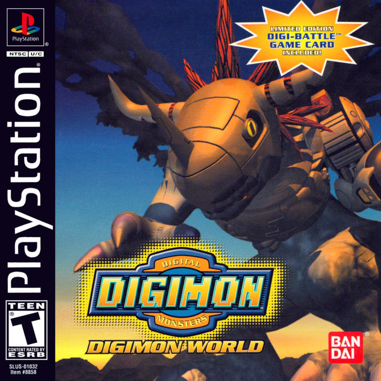 Digimon World - PS1 Game