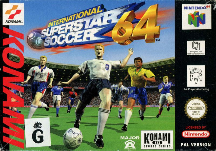 International Superstar Soccer 64 - Nintendo 64 Game