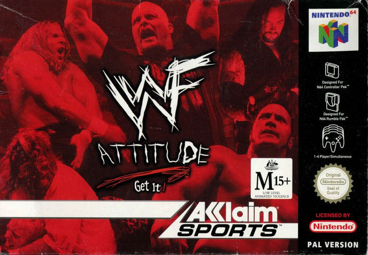 WWF Attitude - Nintendo 64 Game