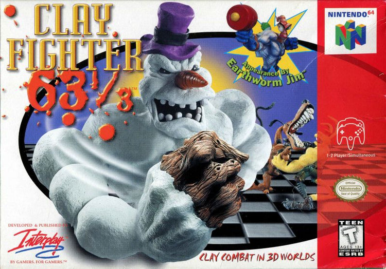 Clay Fighter 63 1/3 - Nintendo 64 Game