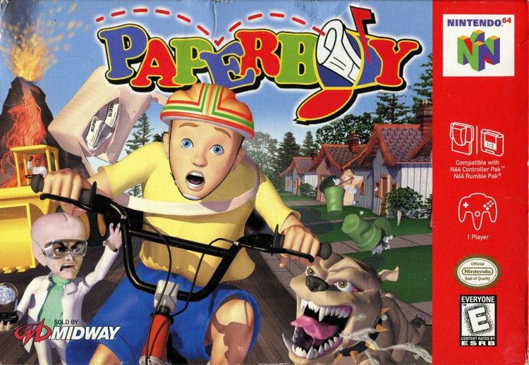 Paperboy - Nintendo 64 Game