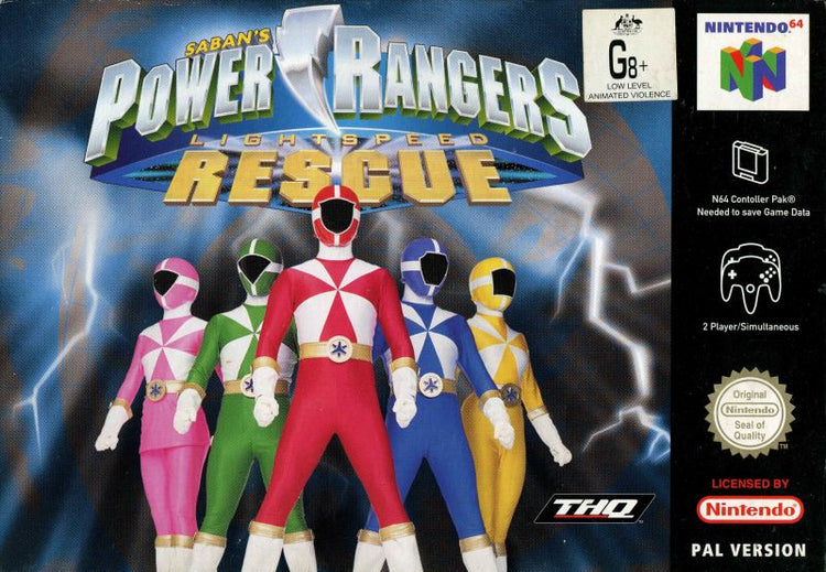 Power Rangers Lightspeed Rescue - Nintendo 64 Game