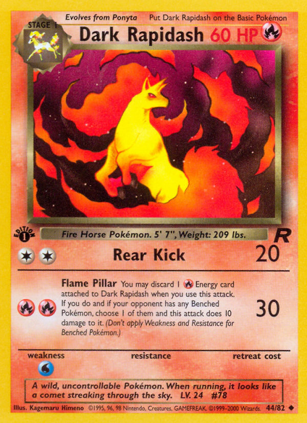 Dark Rapidash (44/82) - Team Rocket