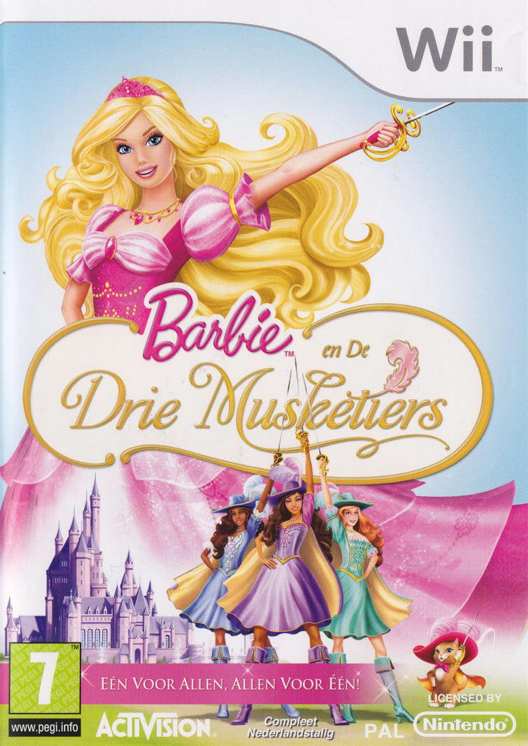 Barbie and the Three Musketeers - Wii Game