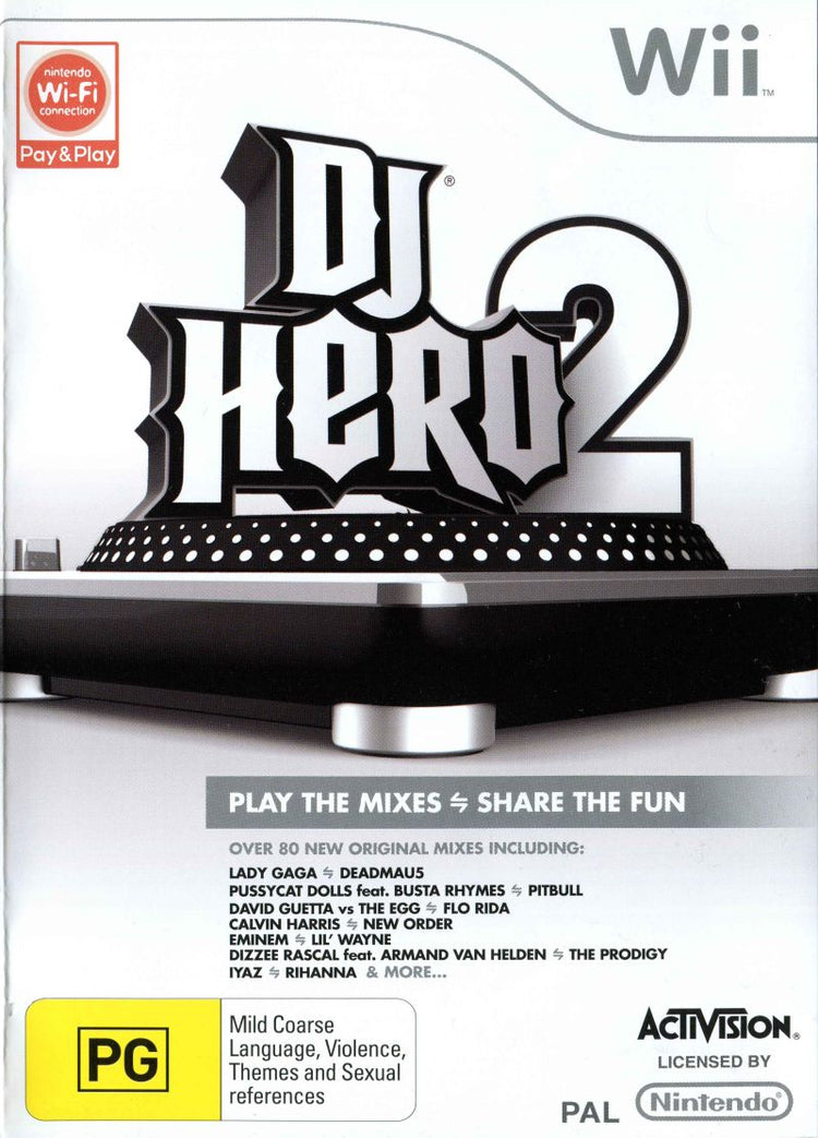 DJ Hero 2 - Wii Game