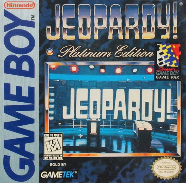 Jeopardy Platinum Edition - Gameboy Game