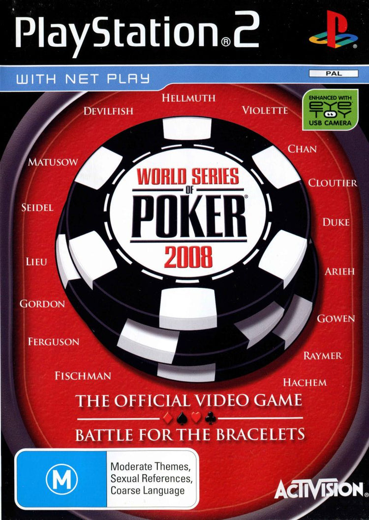 World Series Of Poker 2008 - PS2 Game