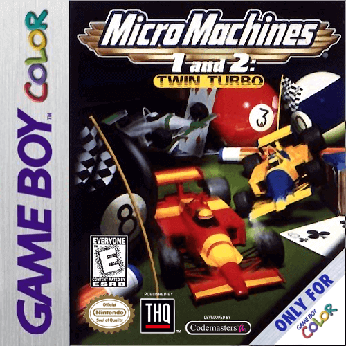 Micro Machi - NES Game I and 2 Twin Turbo - Gameboy Color Game