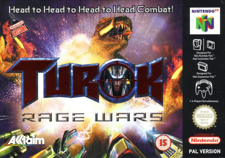 Turok Rage Wars - Nintendo 64 Game