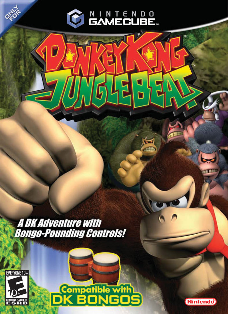 Donkey Kong Jungle Beat - Gamecube Game