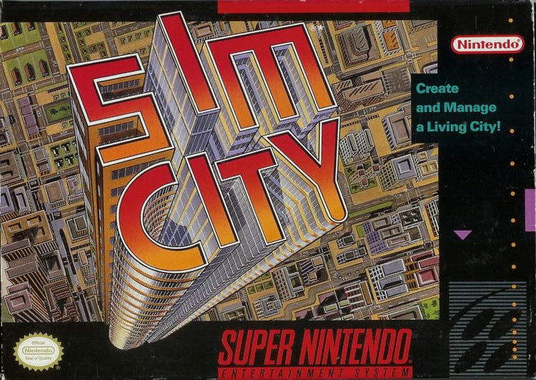 SimCity - SNES Game