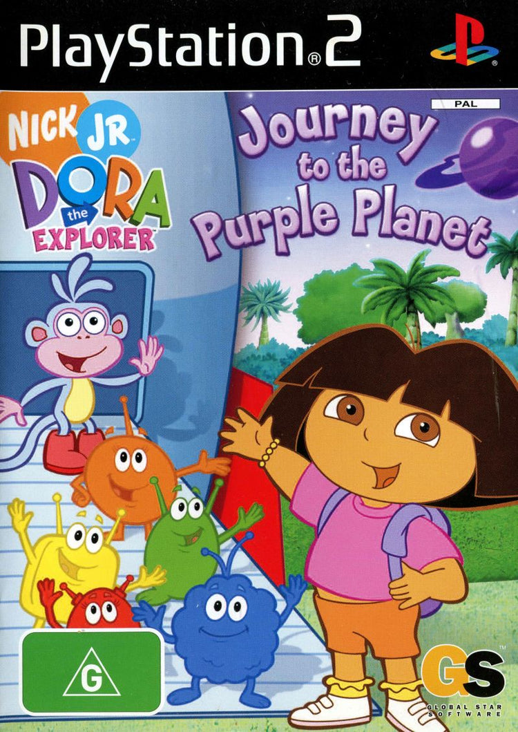 Dora the Explorer Journey to the Purple Planet - PS2 Game