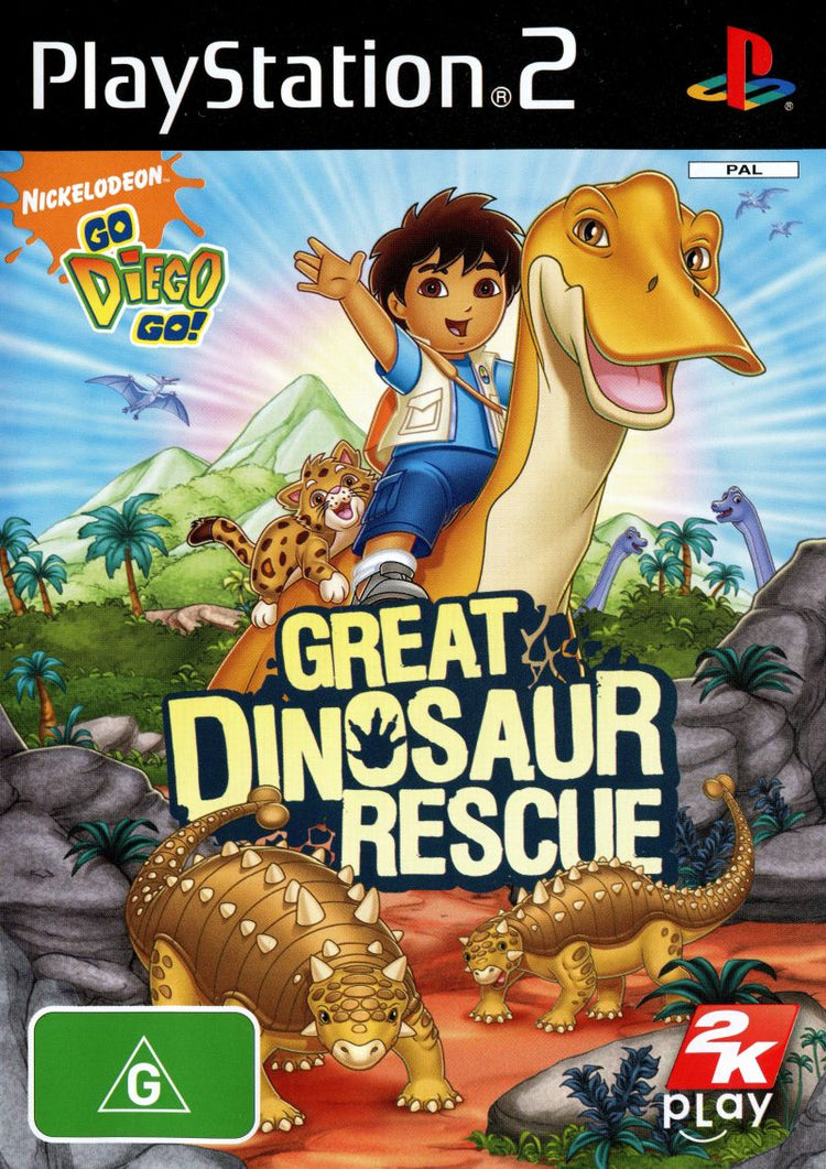Go, Diego, Go! Great Dinosaur Rescue - PS2 Game