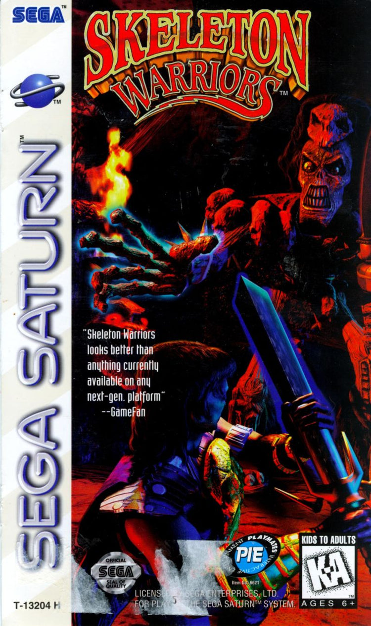 Skeleton Warriors - Sega Saturn Game