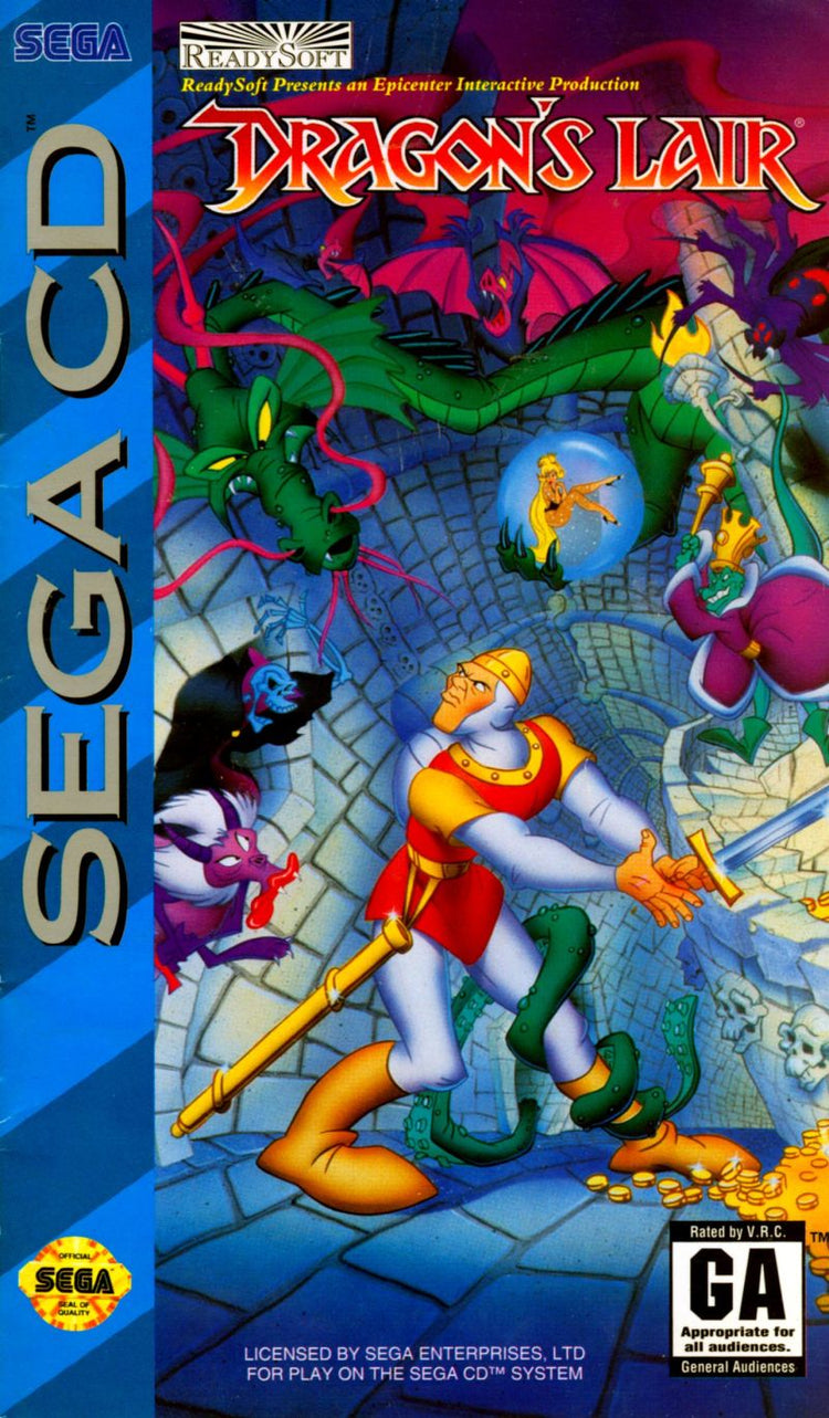 Dragon's Lair - Sega CD Game
