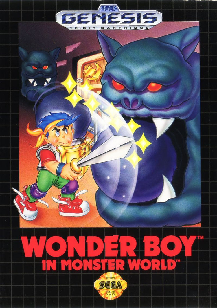 Wonder Boy in Monster World - Sega Genesis Game