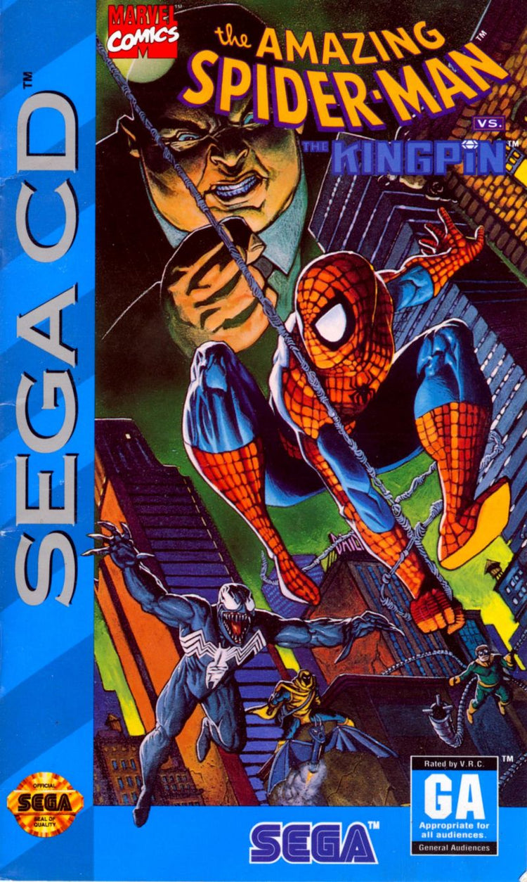 Amazing Spider-Man vs. The Kingpin - Sega CD Game