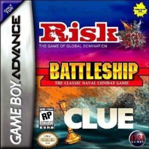 Risk / Battleship / Clue - GBA Game