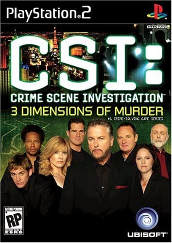 CSI 3 Dimensions of Murder - PS2 Game