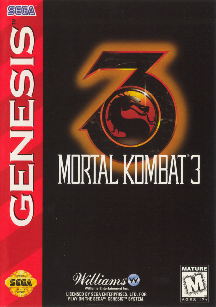 Mortal Kombat 3 - Sega Genesis Game