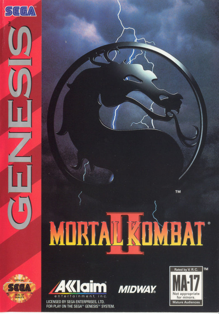 Mortal Kombat II - Sega Genesis Game