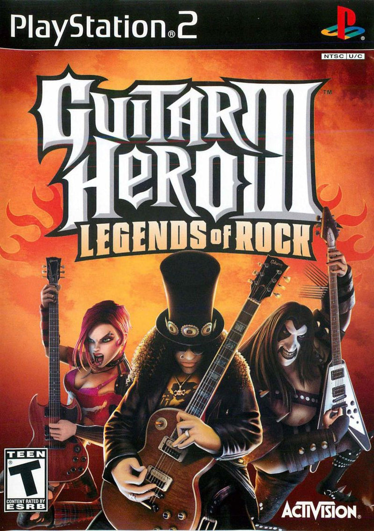 Guitar Hero III Legends of Rock - PS2 Game