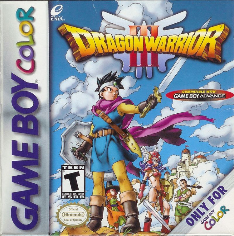 Dragon Warrior III - Gameboy Color Game